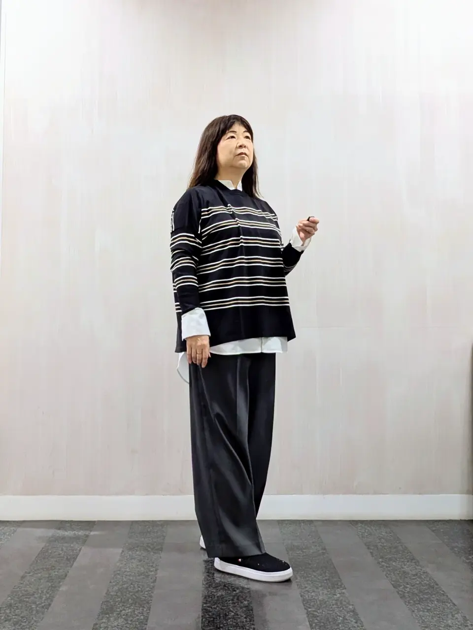 自由区 小熊 コーディネート画像