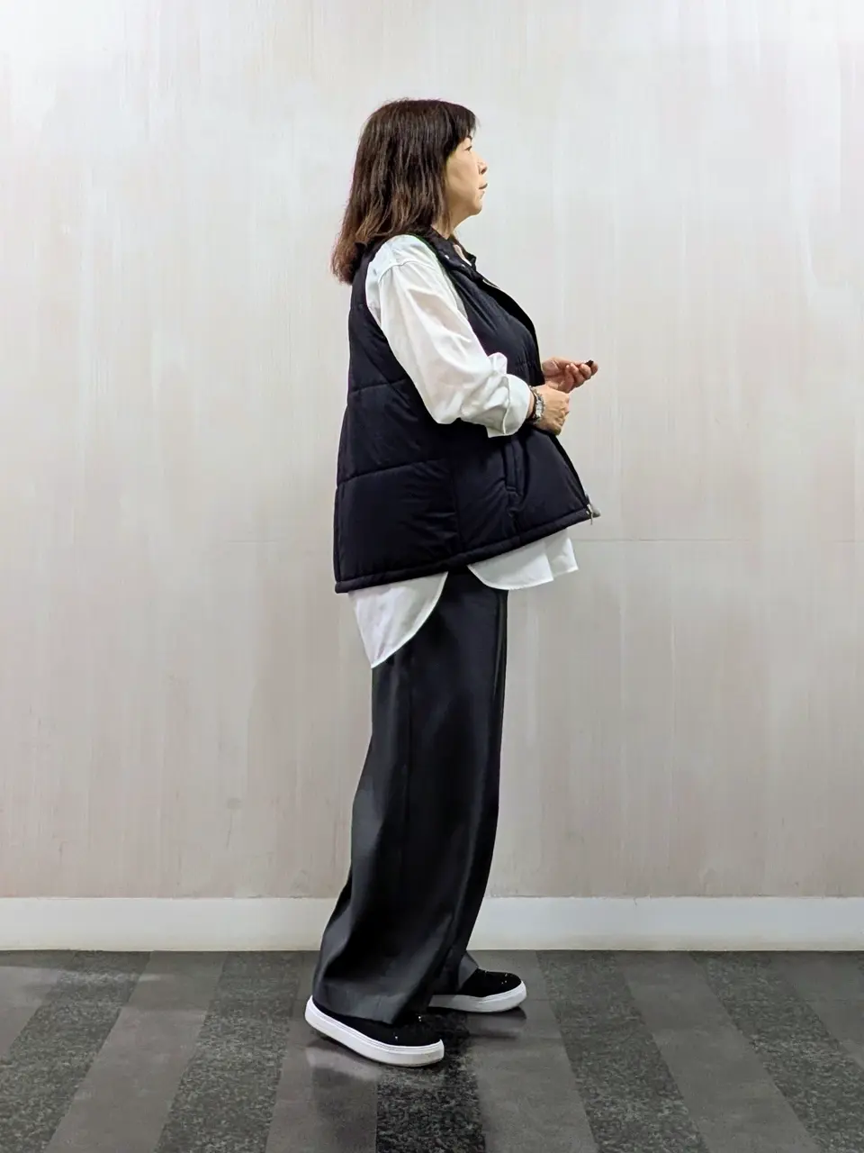 自由区 小熊 コーディネート画像