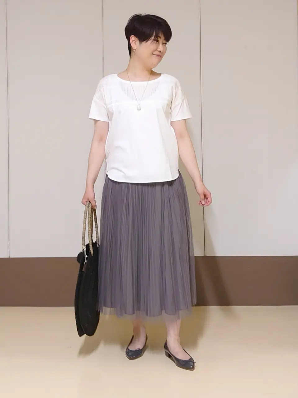 自由区 田中 コーディネート画像