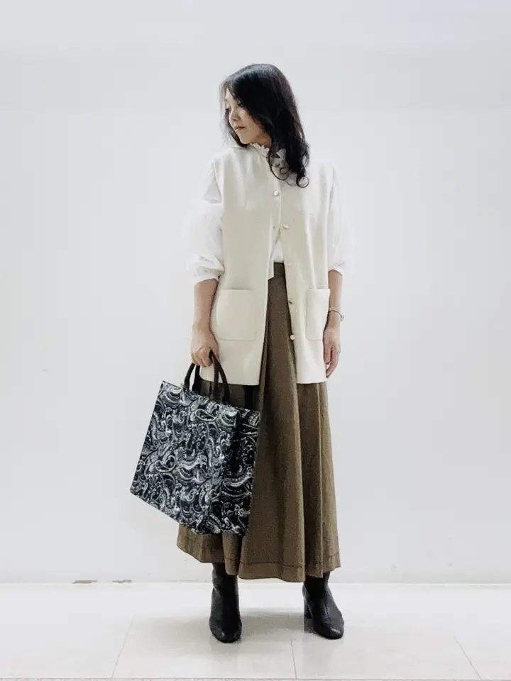 自由区 スタッフ コーディネート画像