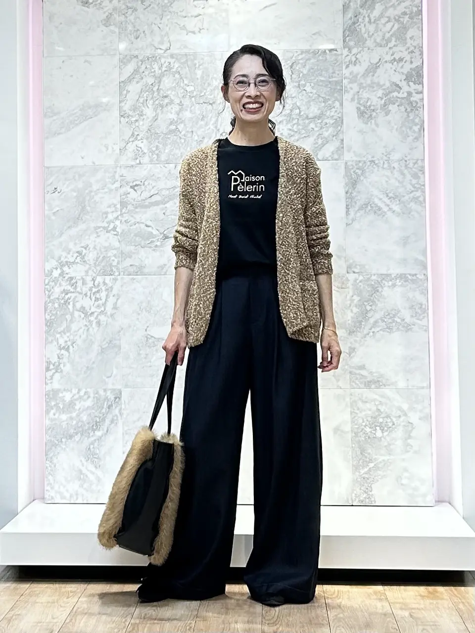 自由区 中尾 コーディネート画像