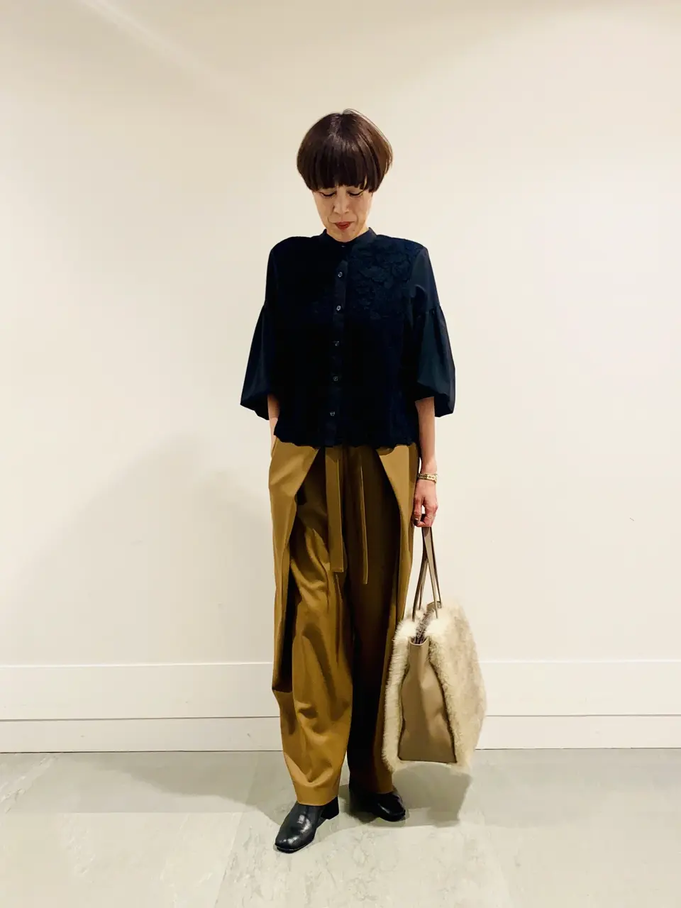 自由区 冨樫 コーディネート画像