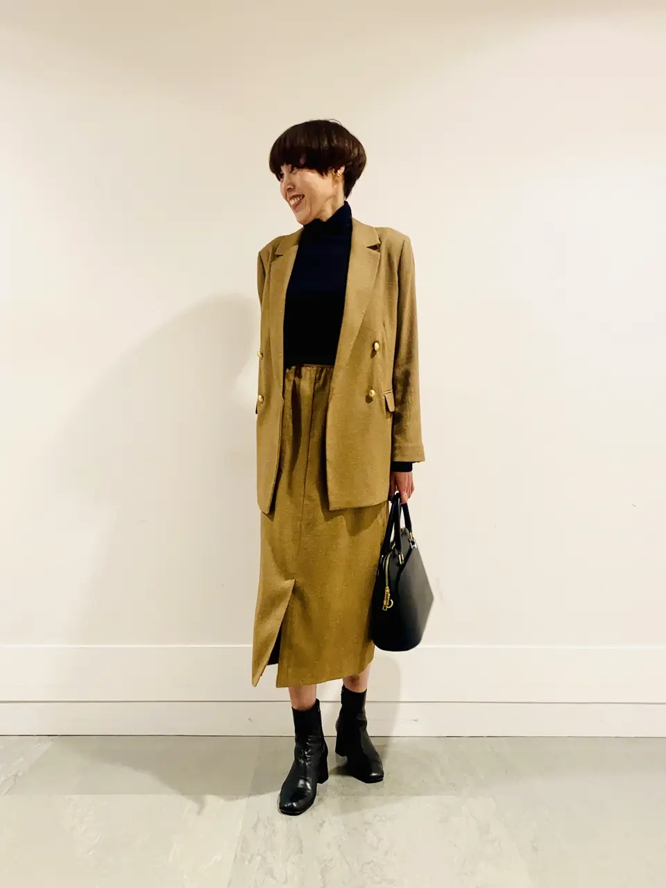 自由区 冨樫 コーディネート画像