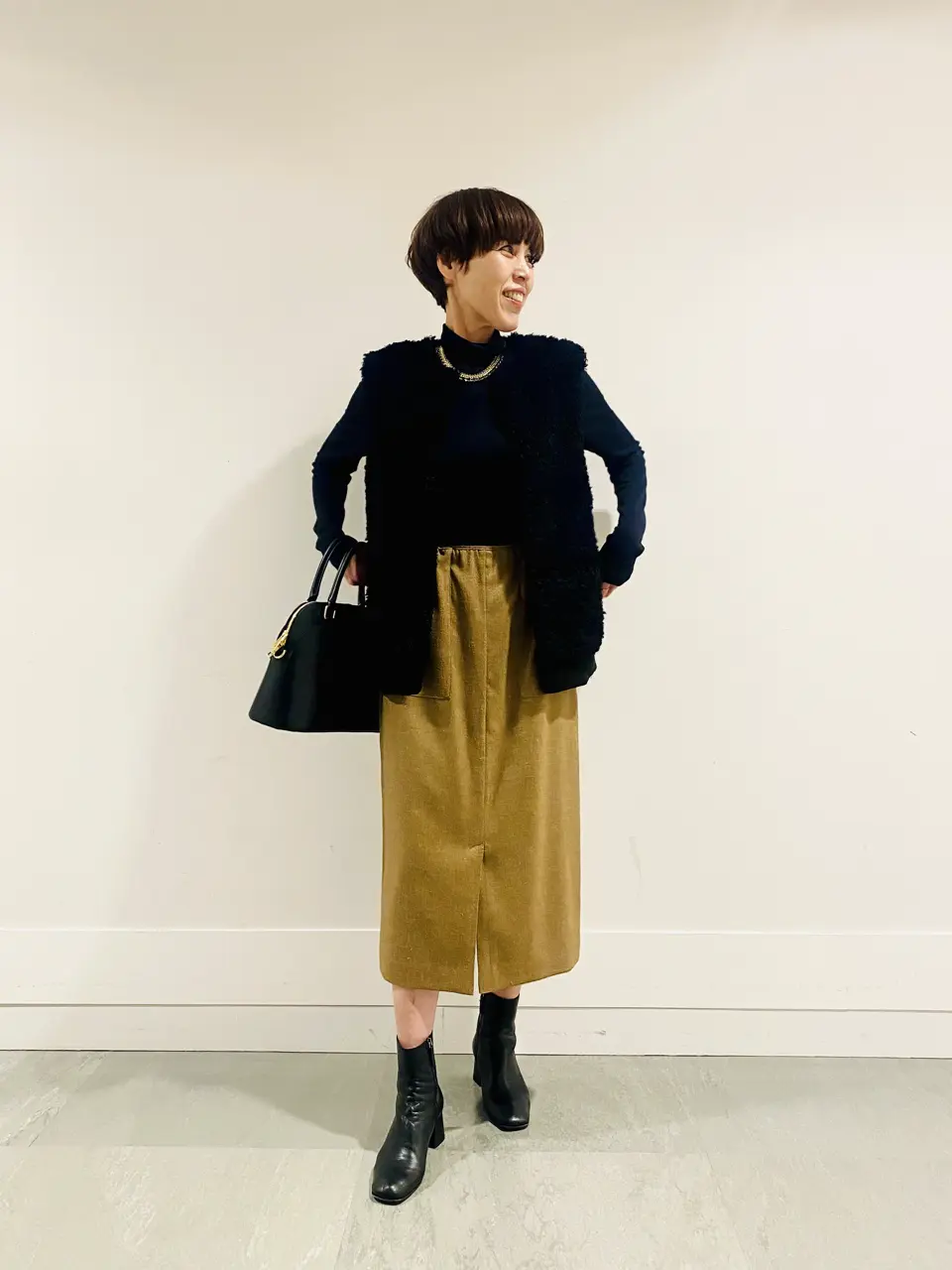 自由区 冨樫 コーディネート画像