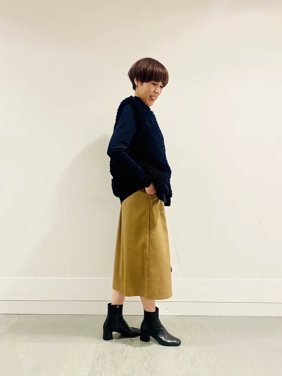 自由区 冨樫 コーディネート画像