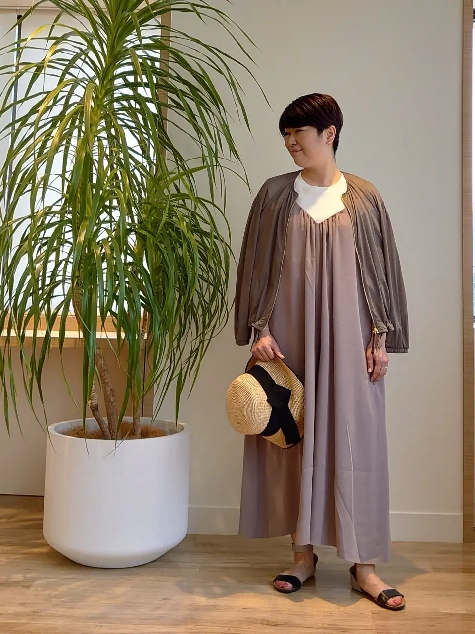 自由区 田中 コーディネート画像