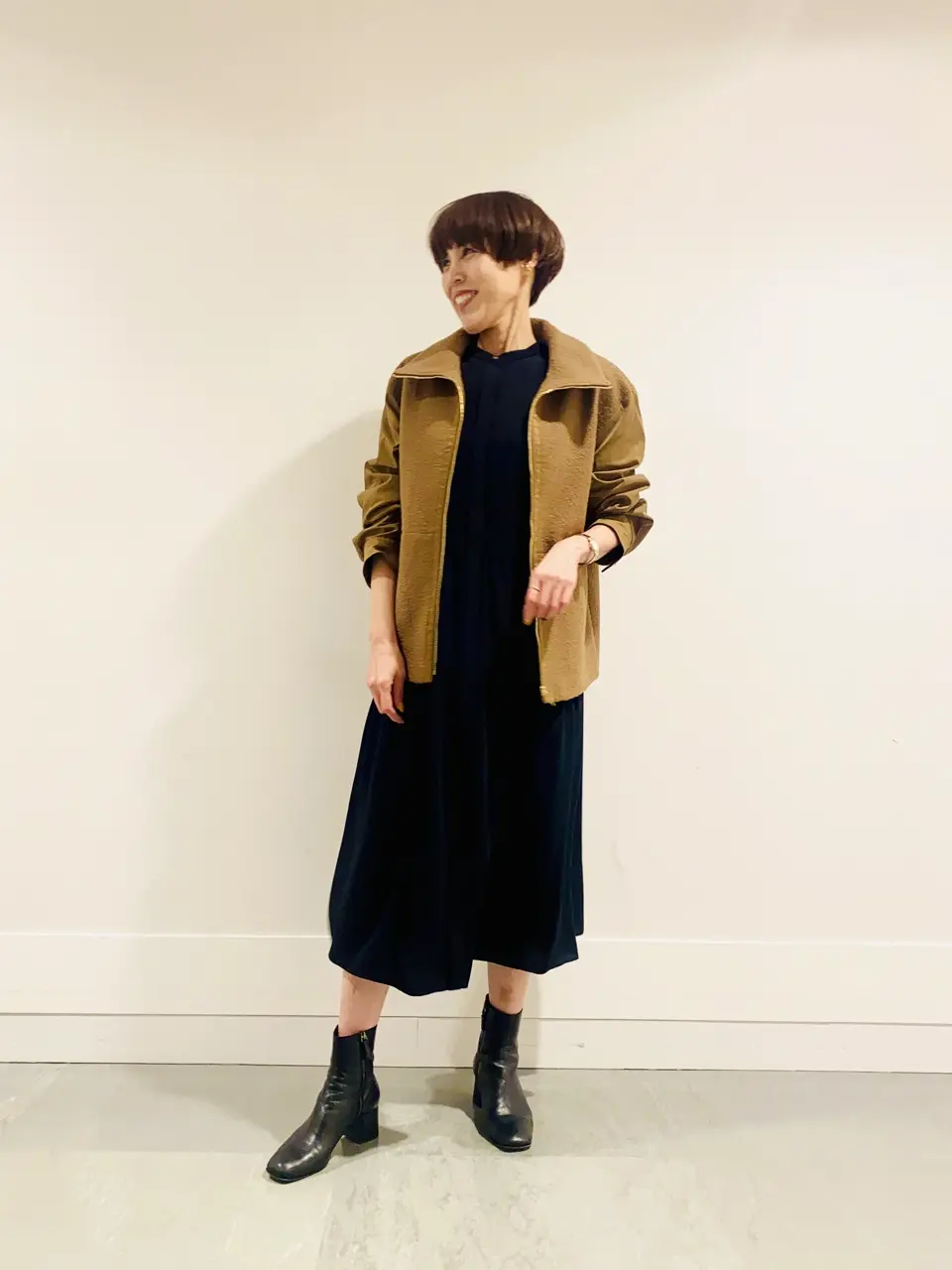 自由区 冨樫 コーディネート画像