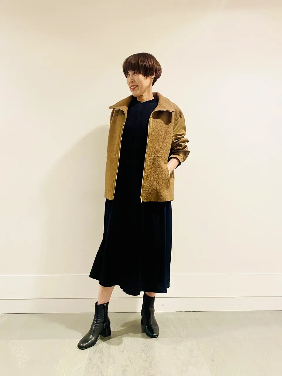 自由区 冨樫 コーディネート画像