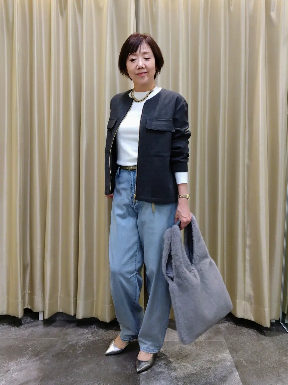 自由区 鶴田 コーディネート画像