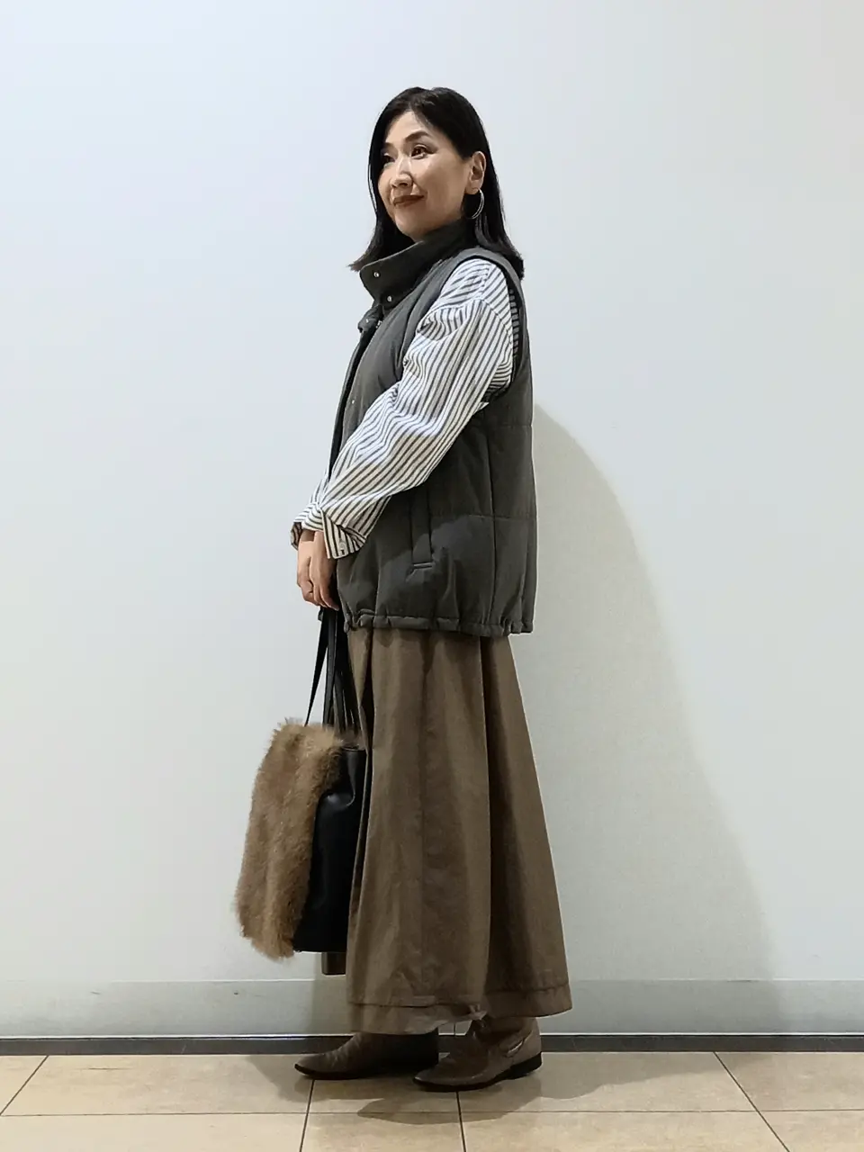 自由区 中川 コーディネート画像