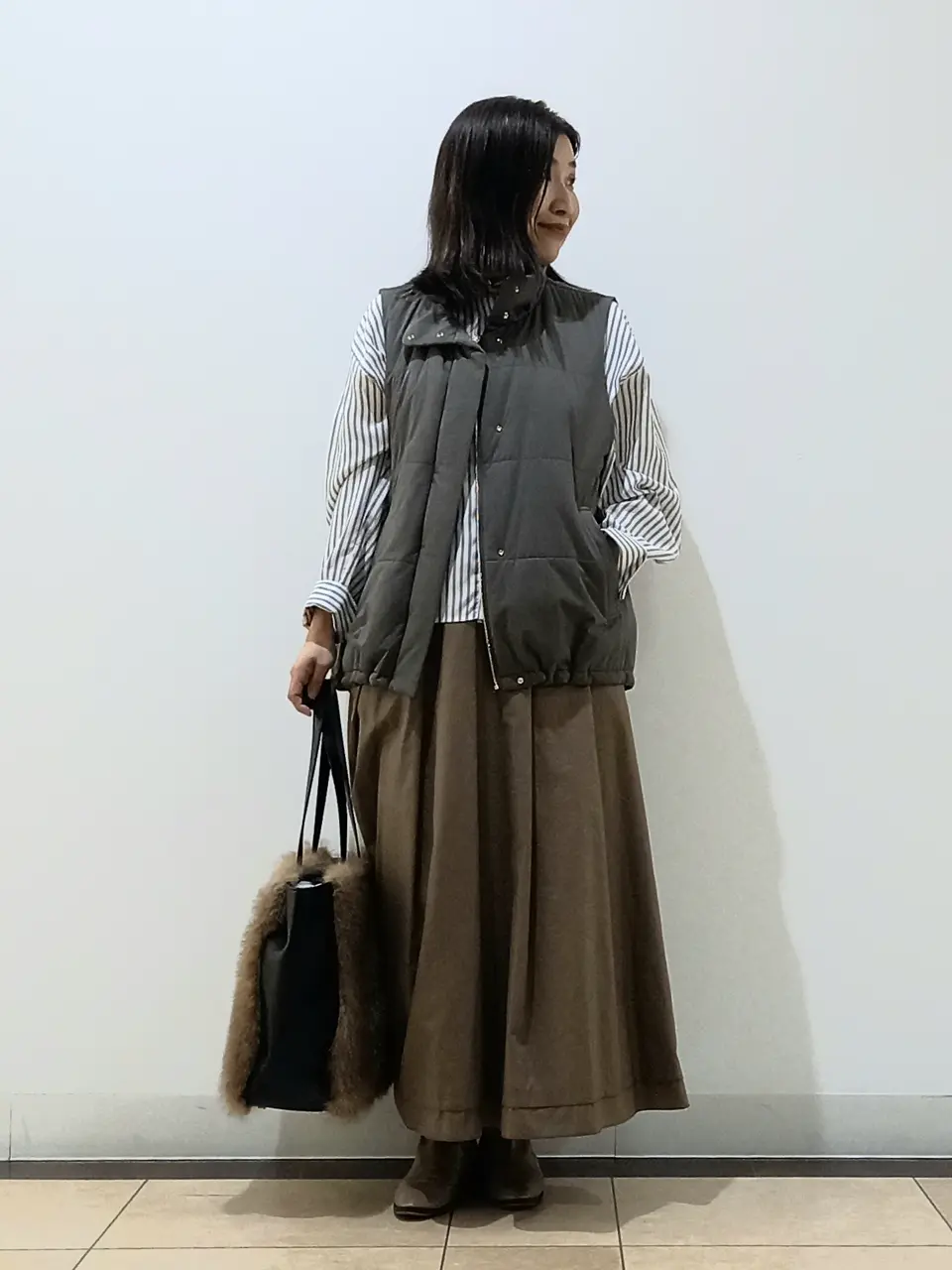 自由区 中川 コーディネート画像