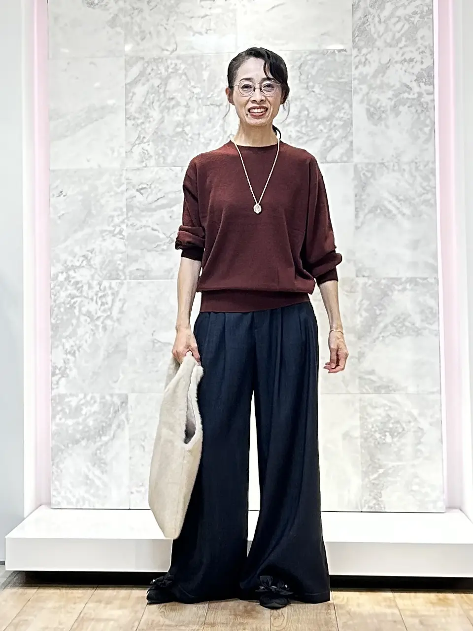 自由区 中尾 コーディネート画像