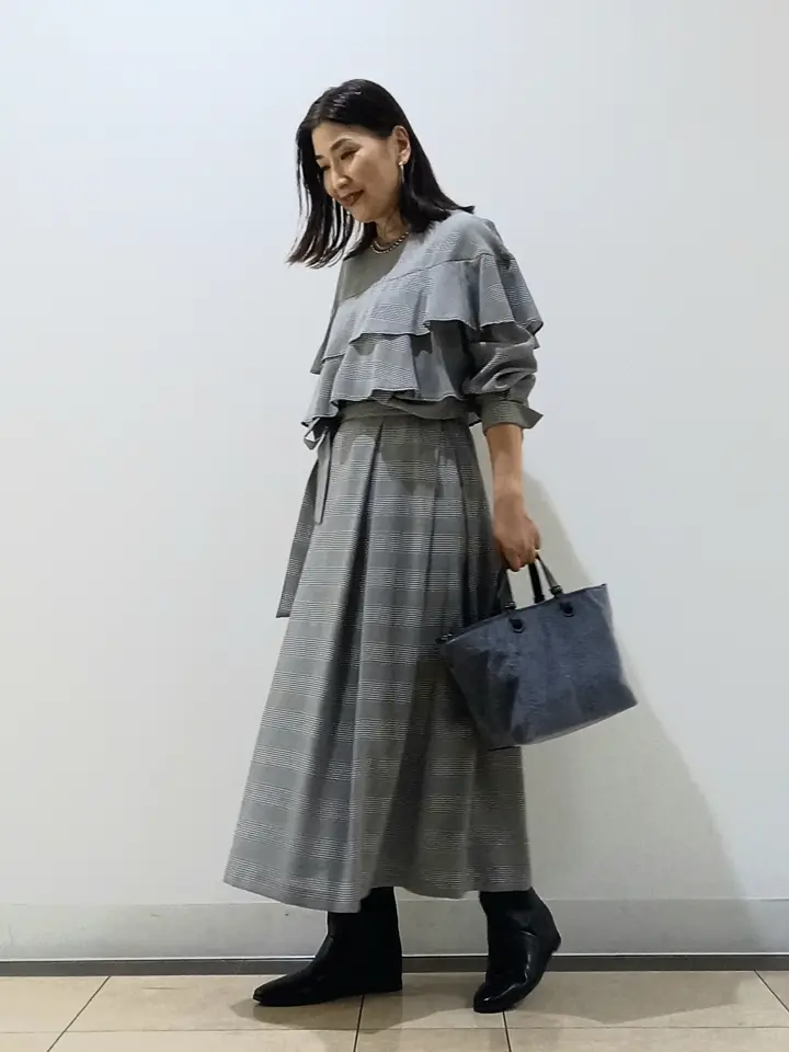 自由区 中川 コーディネート画像