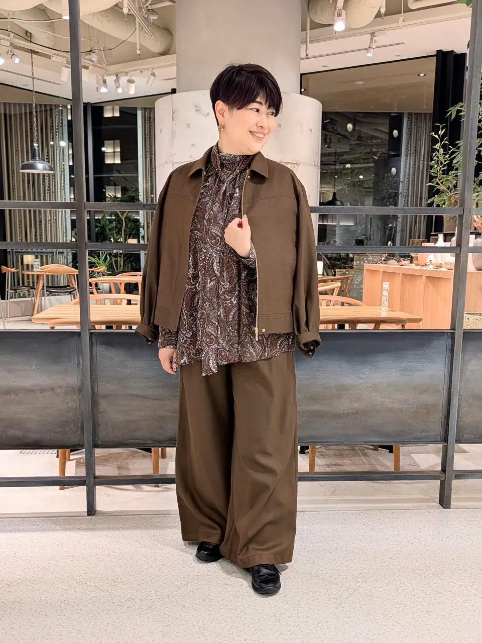 自由区 田中 コーディネート画像