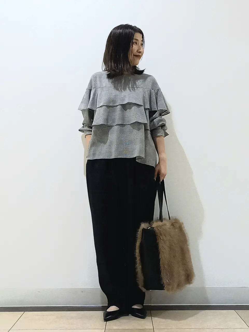 自由区 中川 コーディネート画像