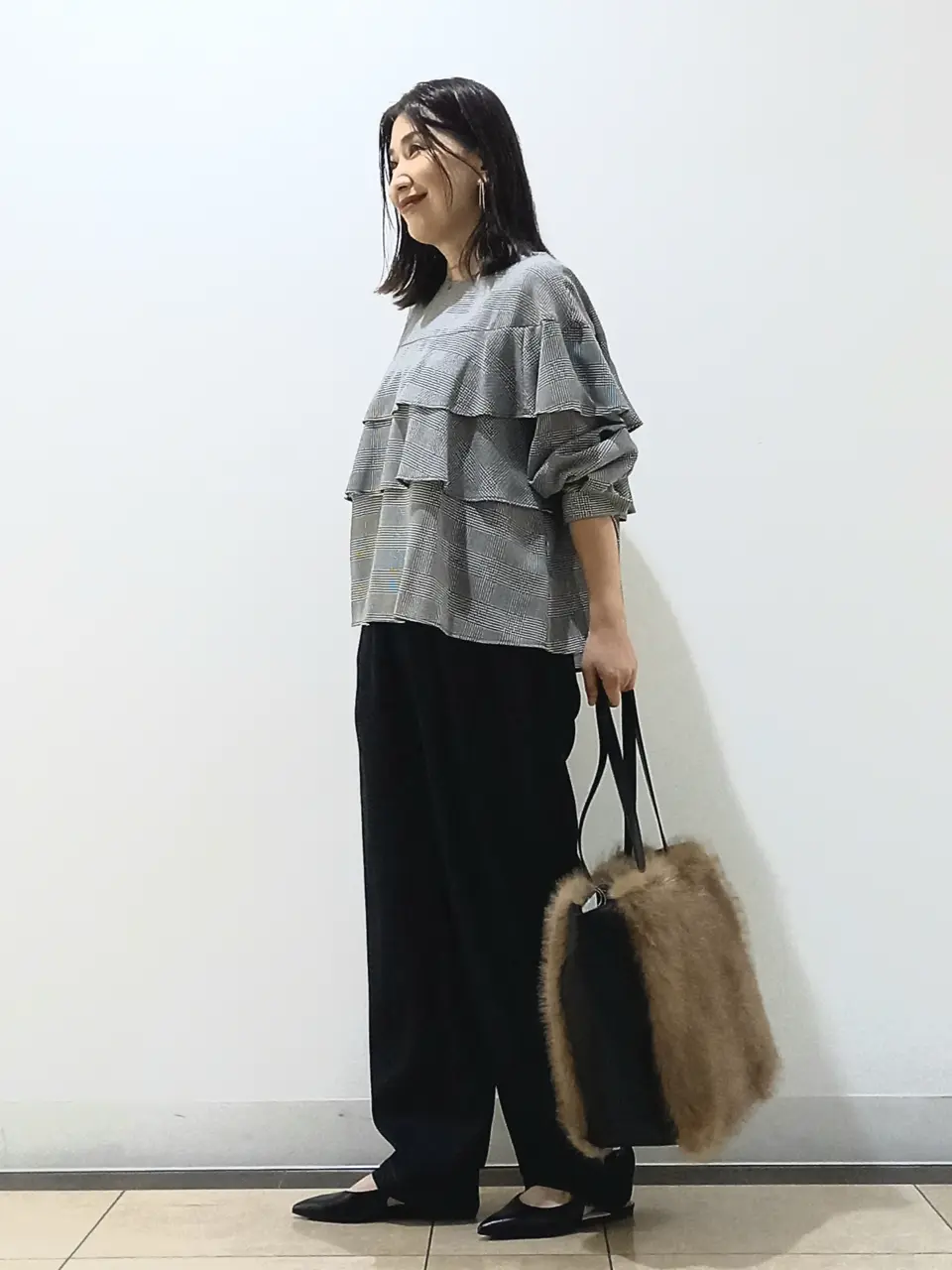 自由区 中川 コーディネート画像