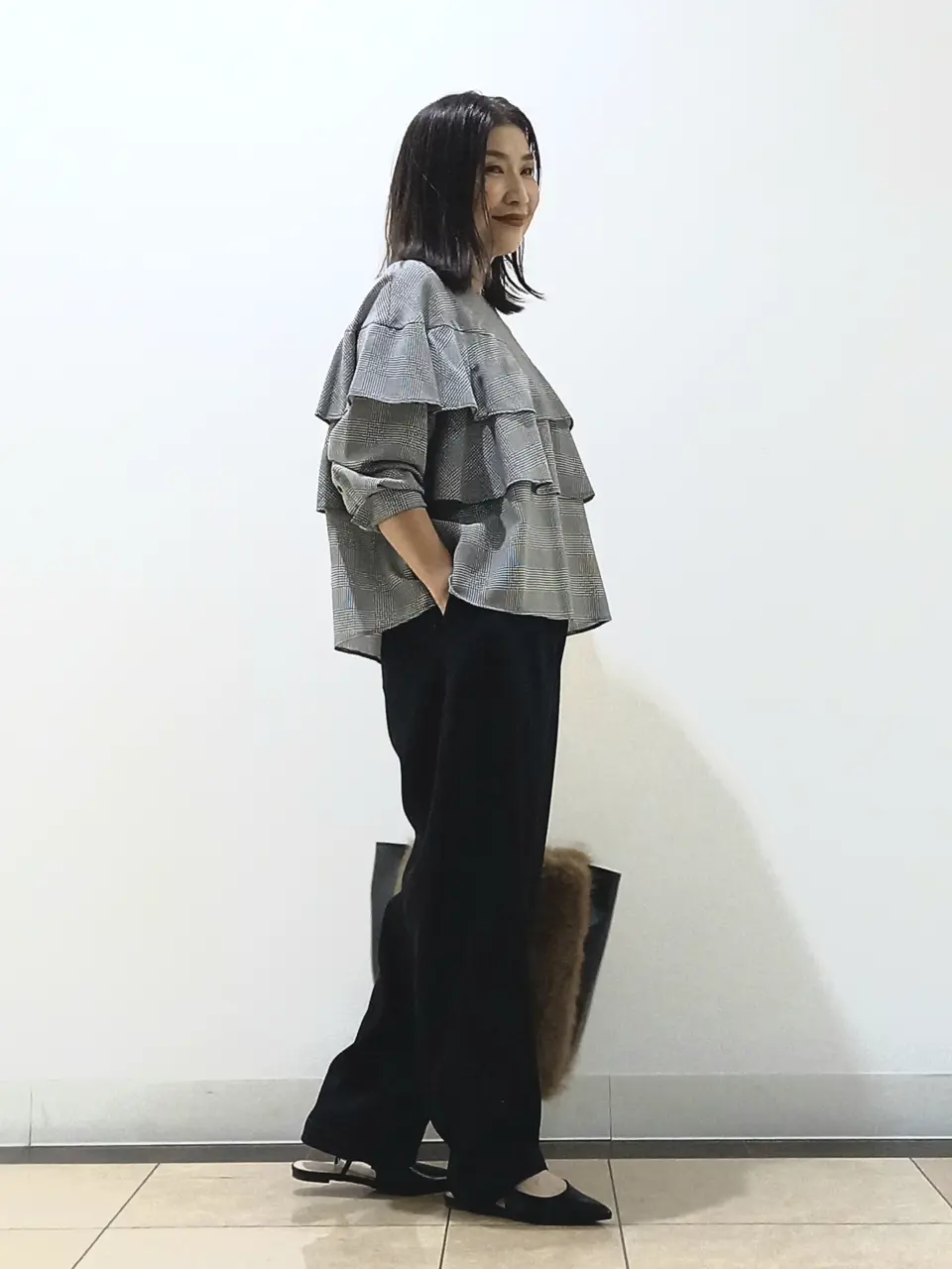 自由区 中川 コーディネート画像