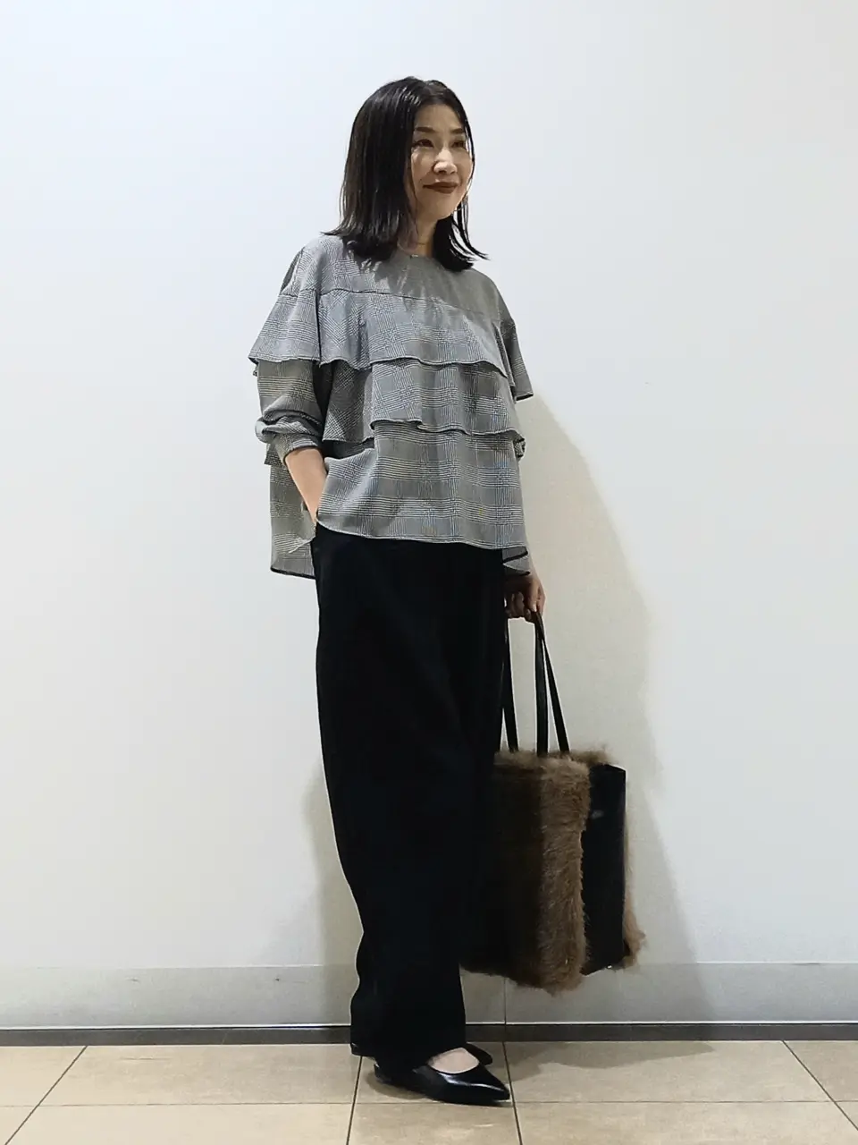 自由区 中川 コーディネート画像