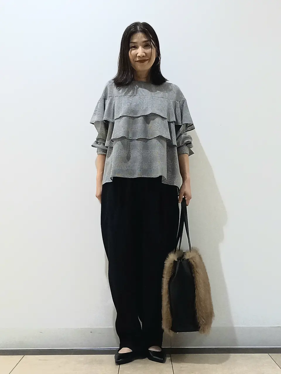 自由区 中川 コーディネート画像