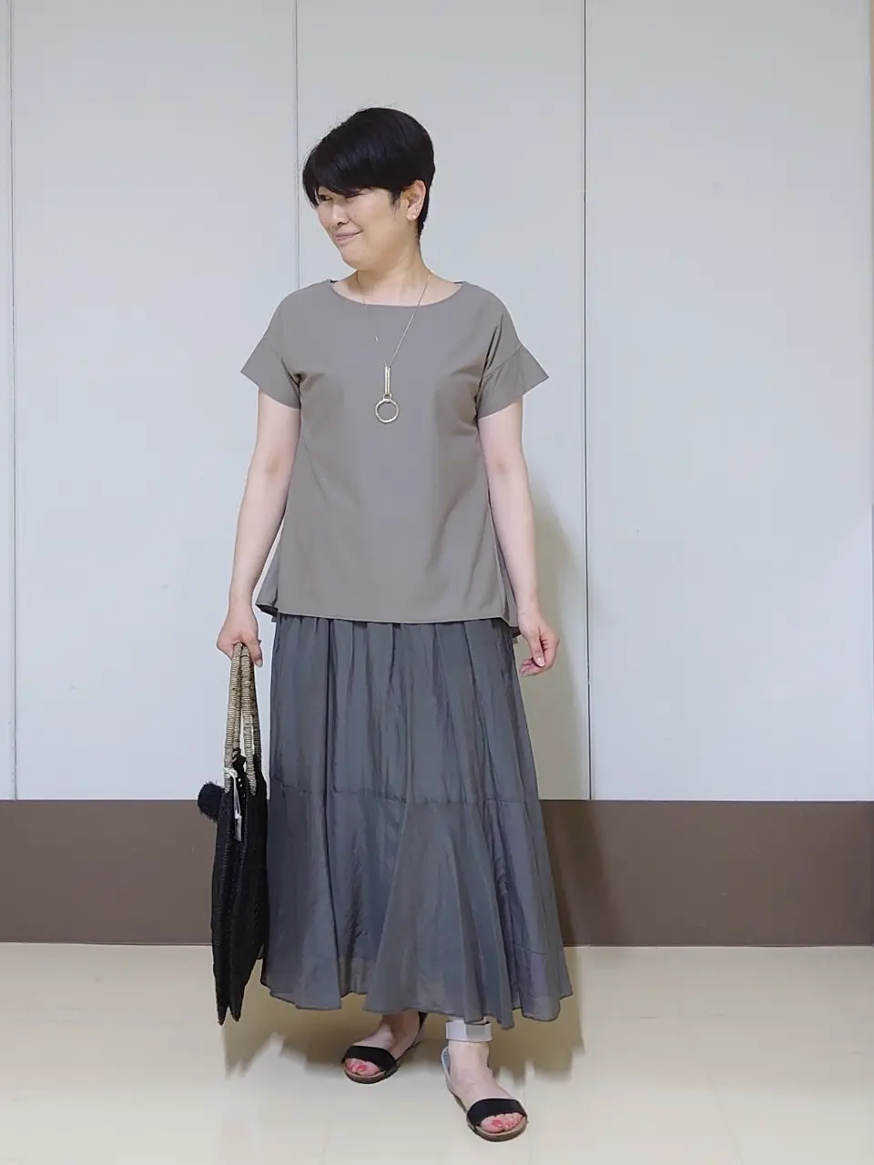 自由区 田中 コーディネート画像