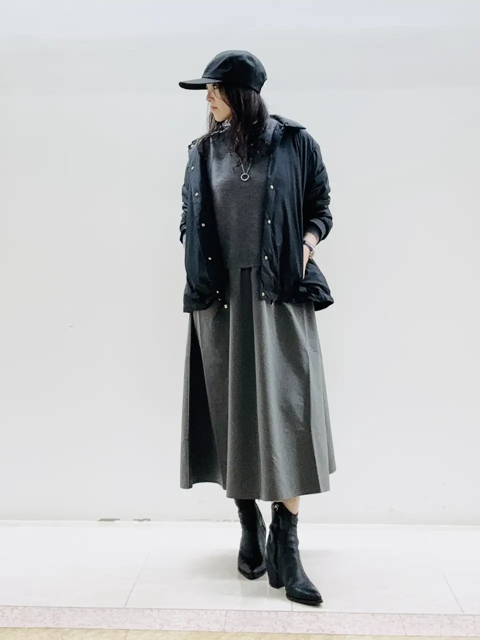 自由区 スタッフ コーディネート画像