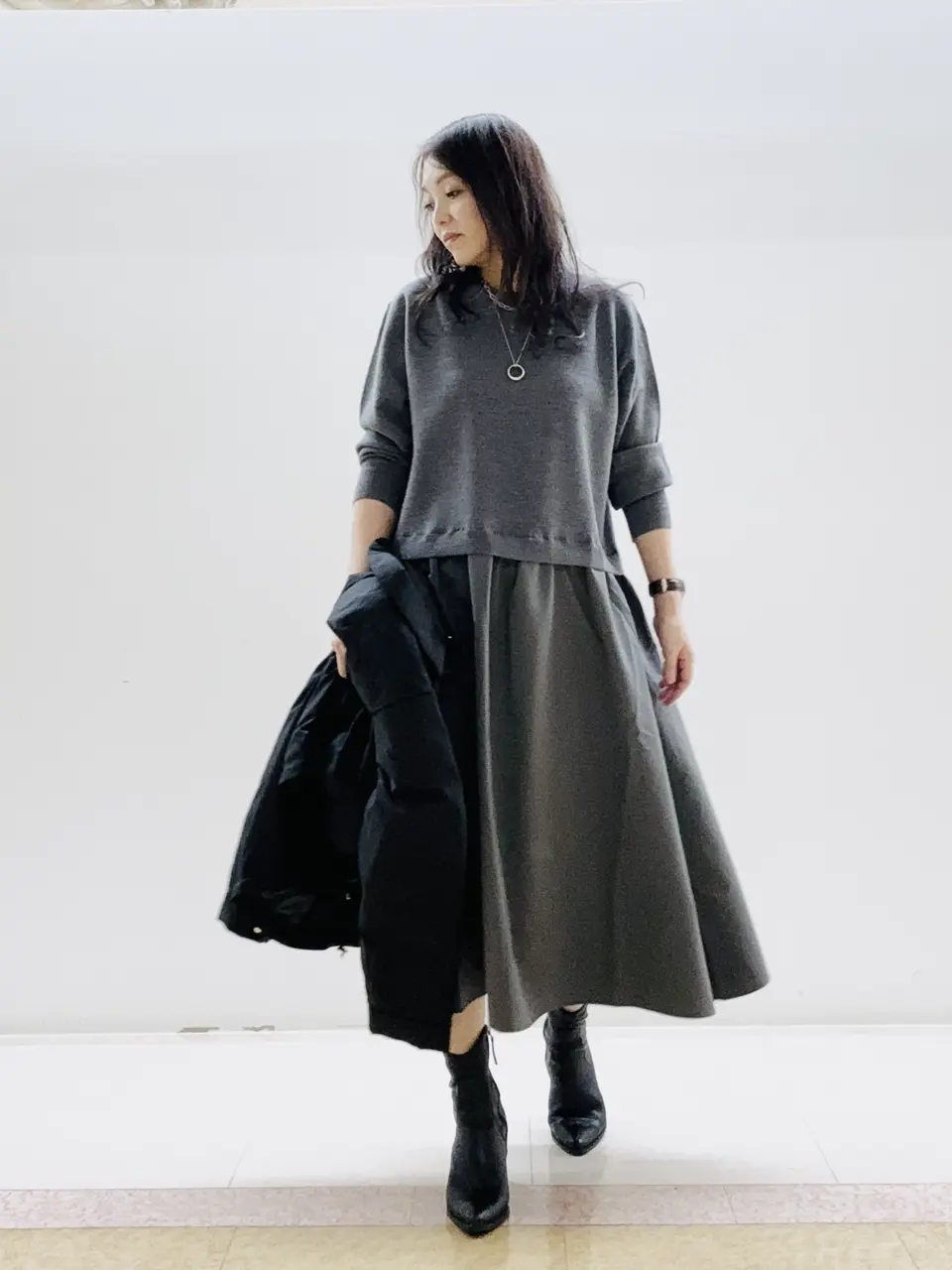 自由区 スタッフ コーディネート画像