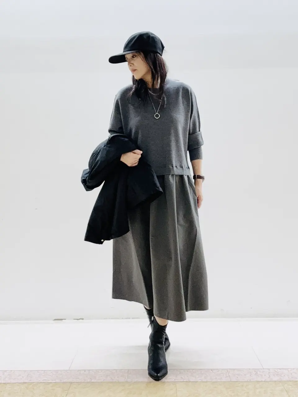 自由区 スタッフ コーディネート画像