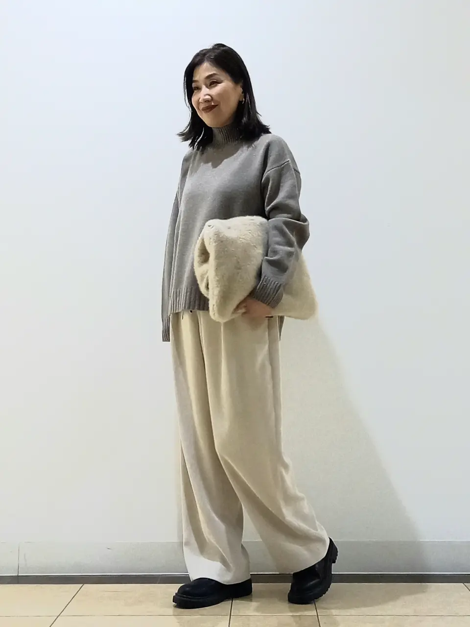 自由区 中川 コーディネート画像