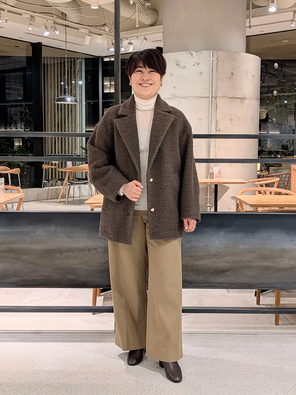 自由区 田中 コーディネート画像