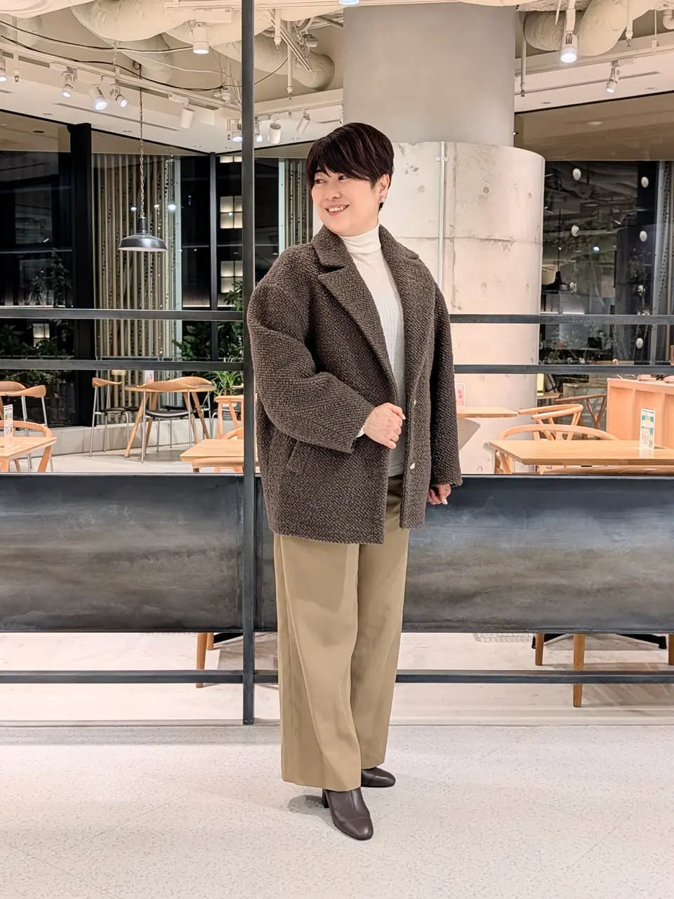 自由区 田中 コーディネート画像