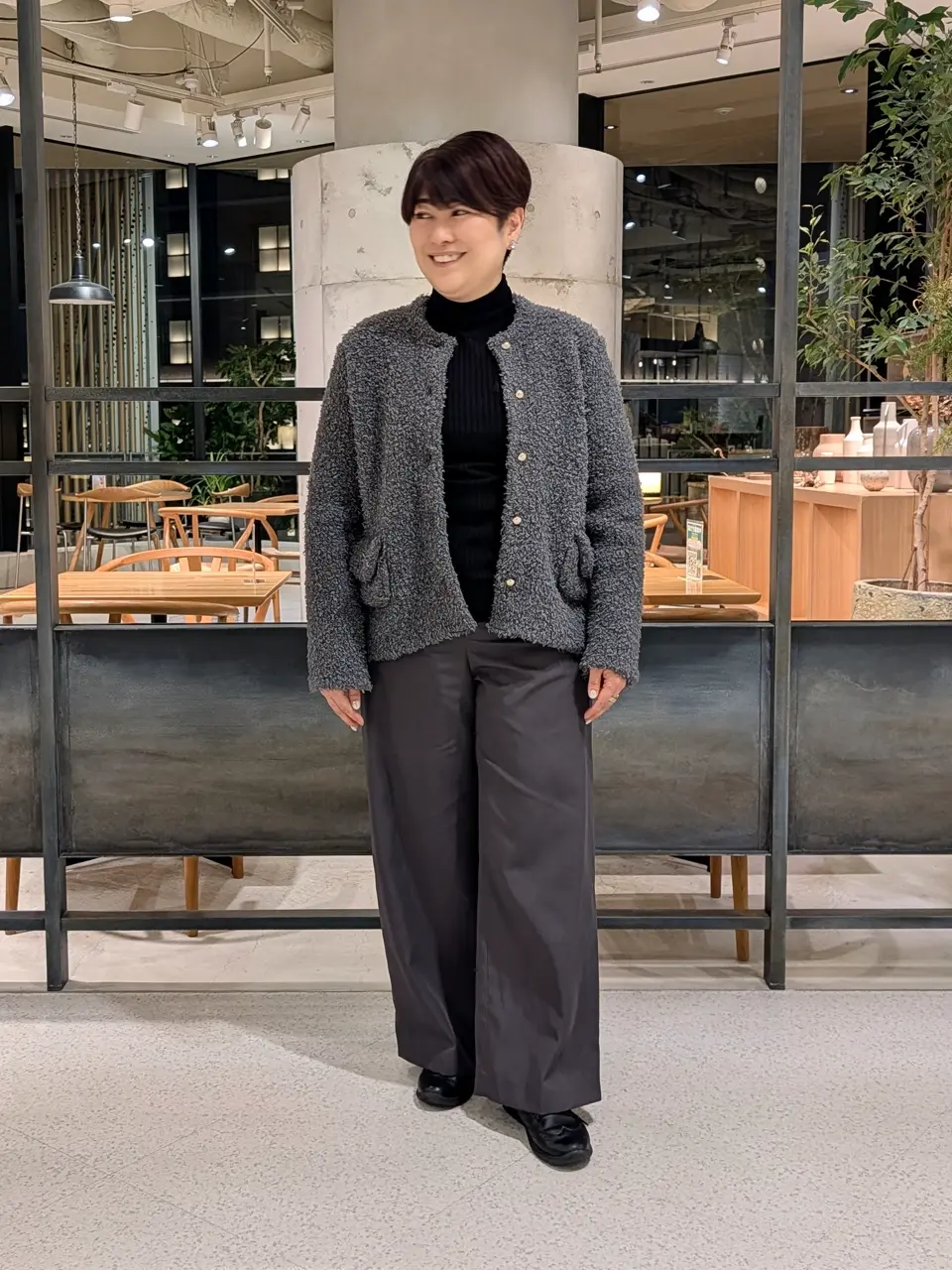 自由区 田中 コーディネート画像