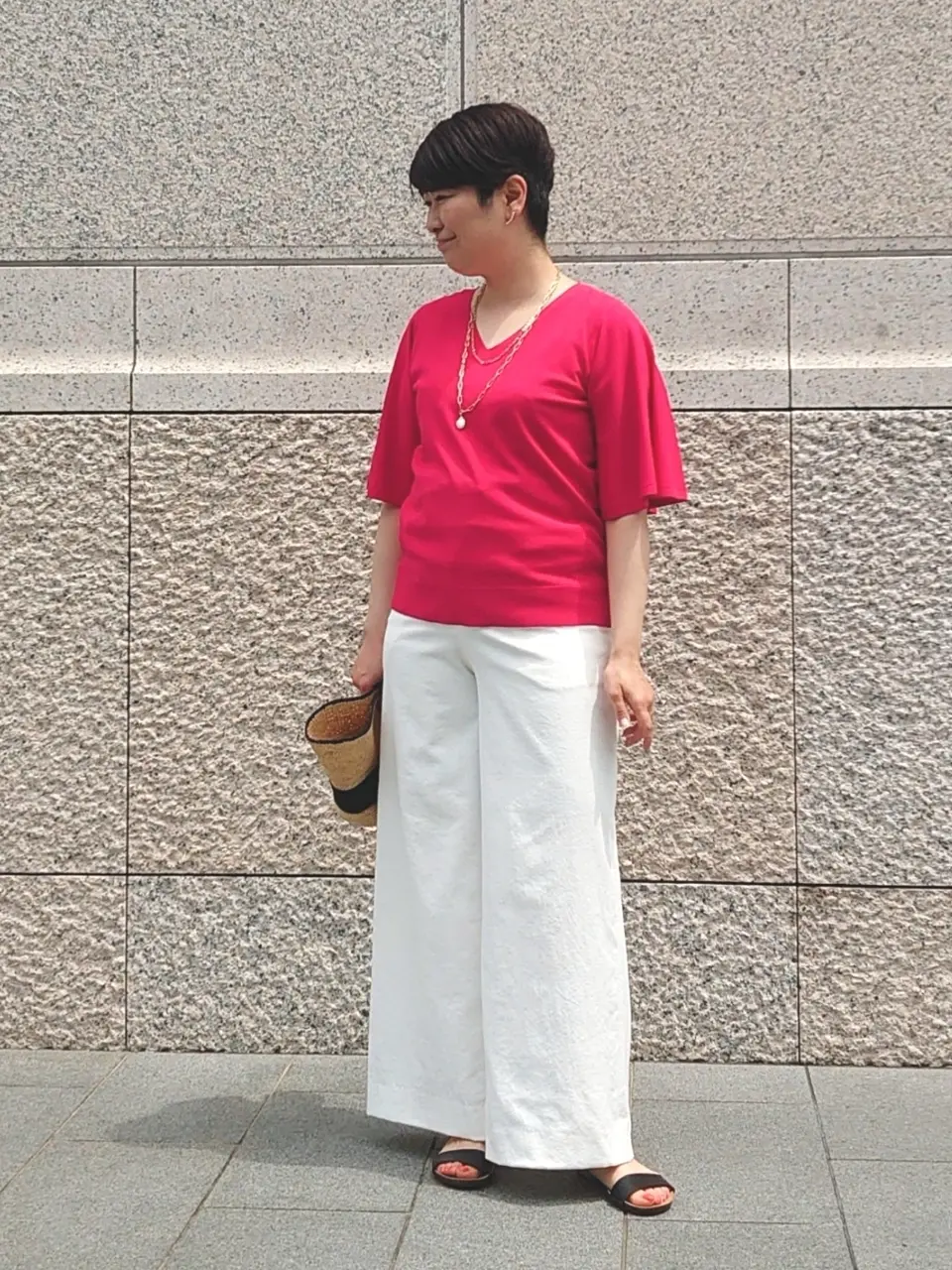 自由区 田中 コーディネート画像