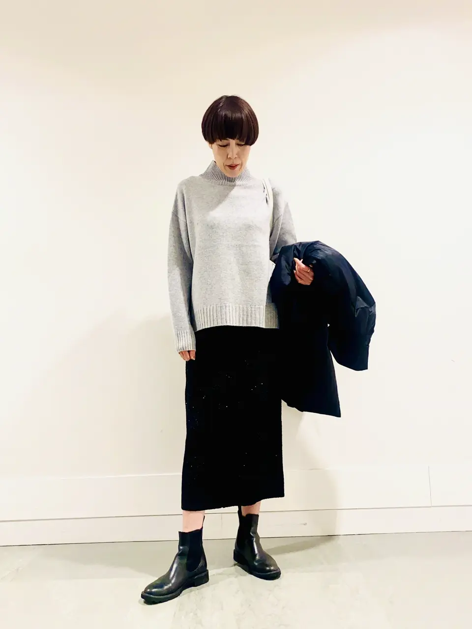 自由区 冨樫 コーディネート画像