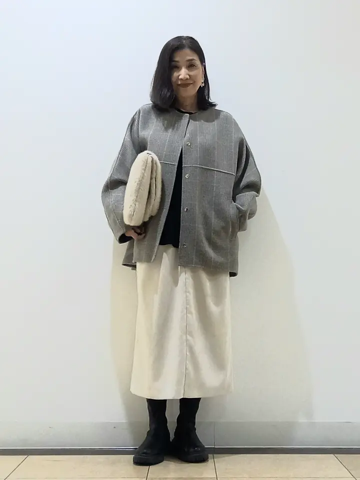 自由区 中川 コーディネート画像