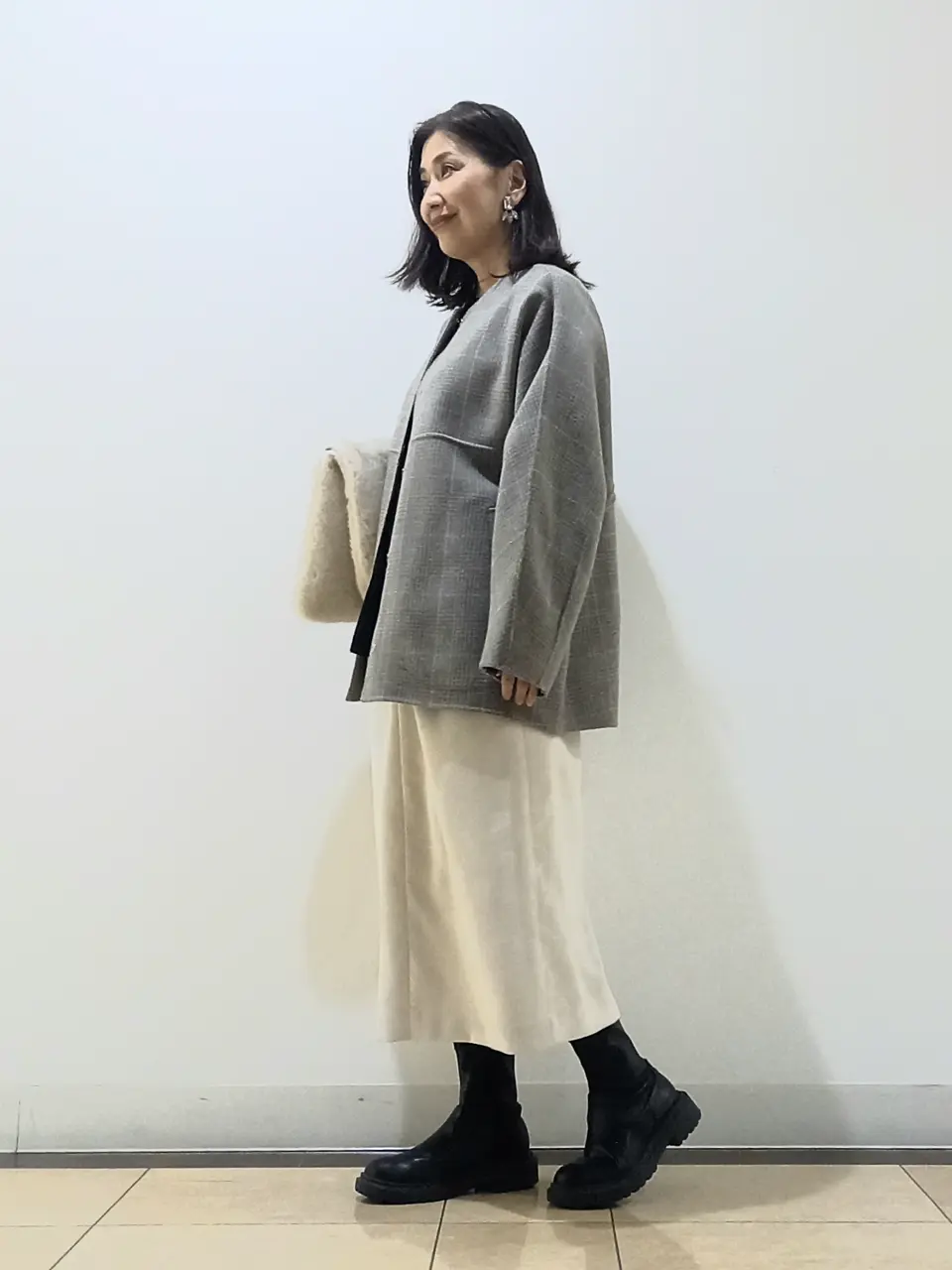 自由区 中川 コーディネート画像