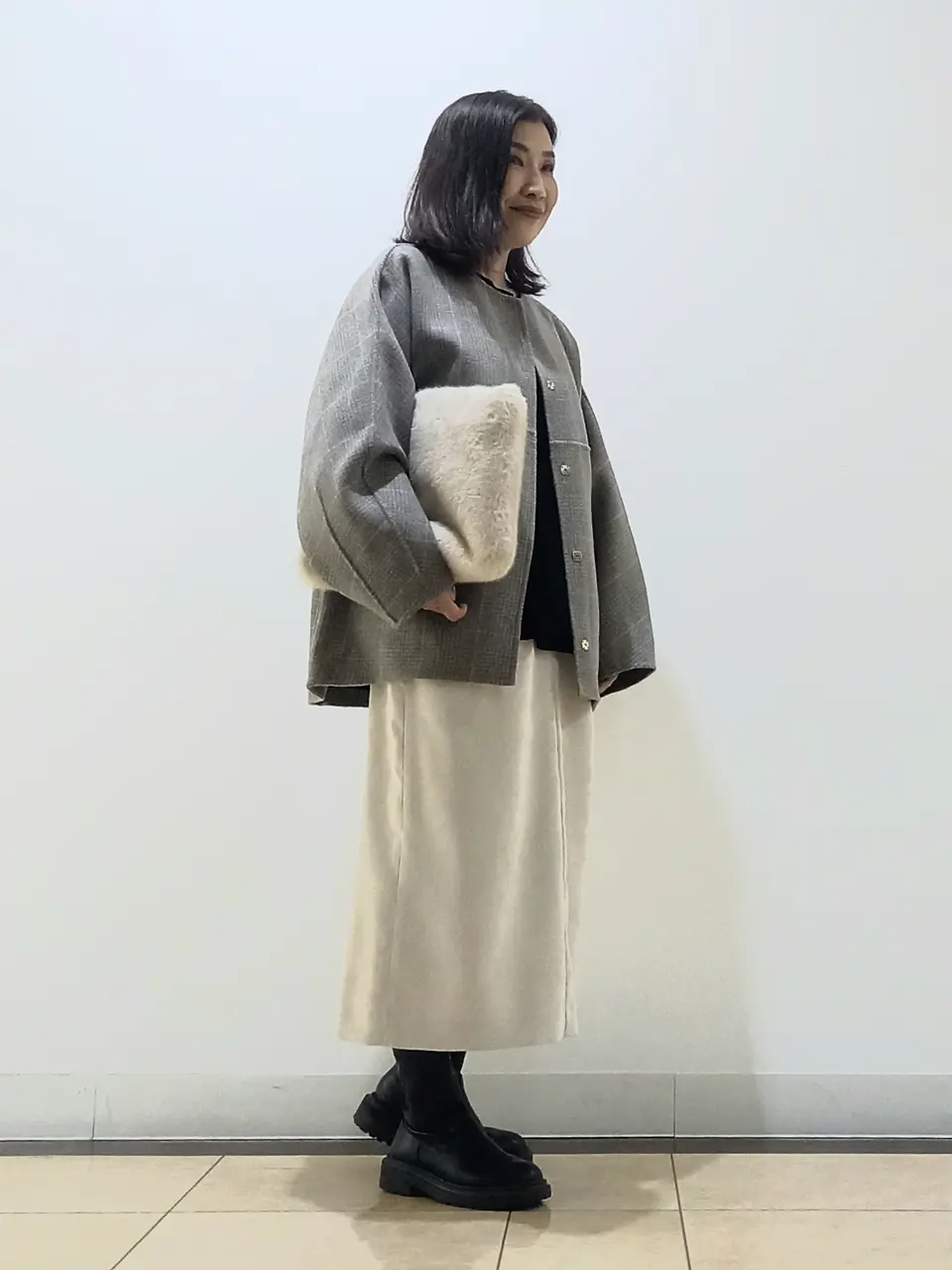 自由区 中川 コーディネート画像