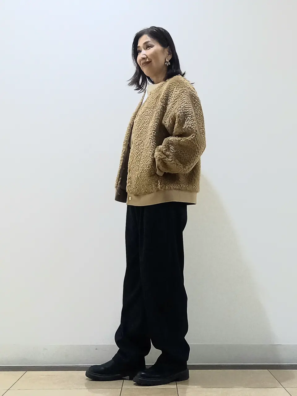 自由区 中川 コーディネート画像