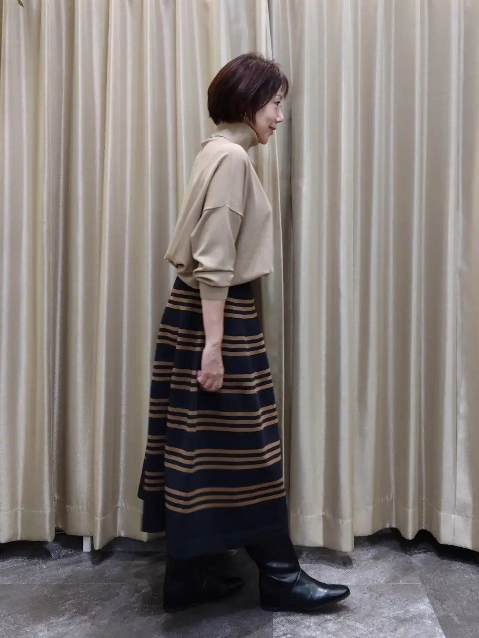 自由区 鶴田 コーディネート画像