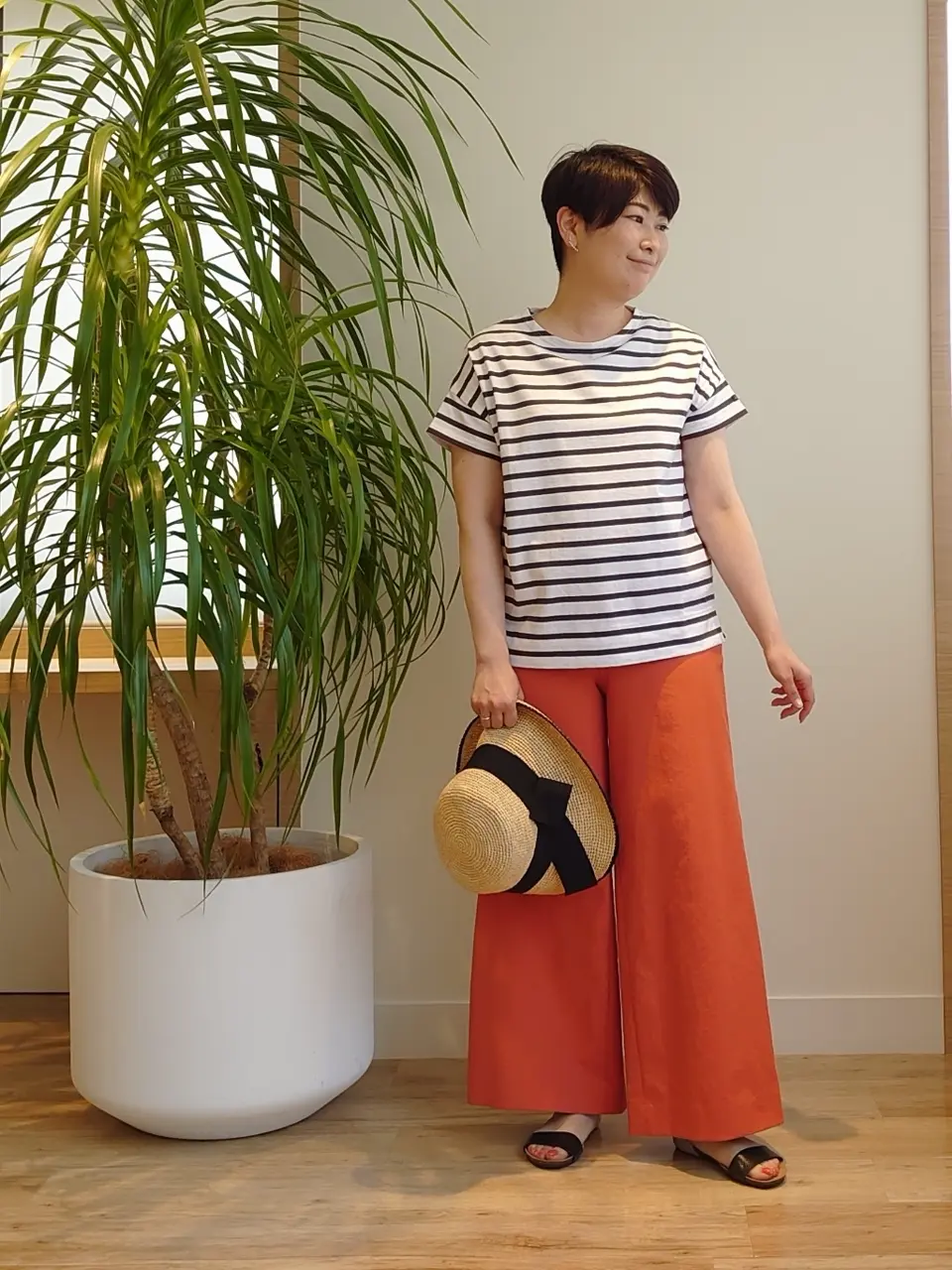 自由区 田中 コーディネート画像