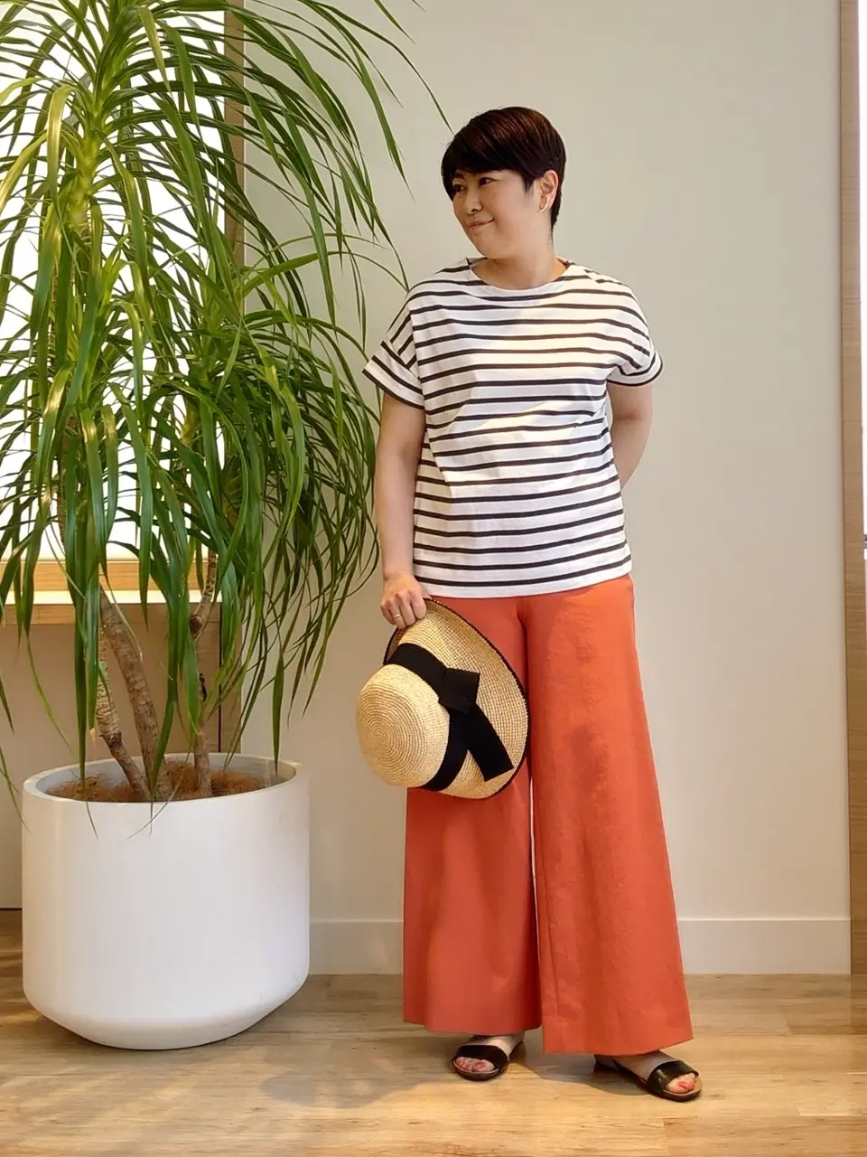 自由区 田中 コーディネート画像