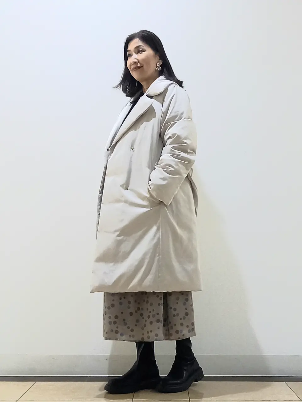 自由区 中川 コーディネート画像