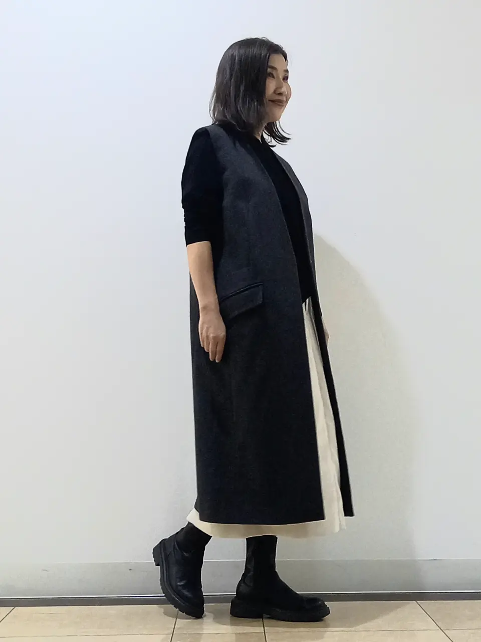 自由区 中川 コーディネート画像