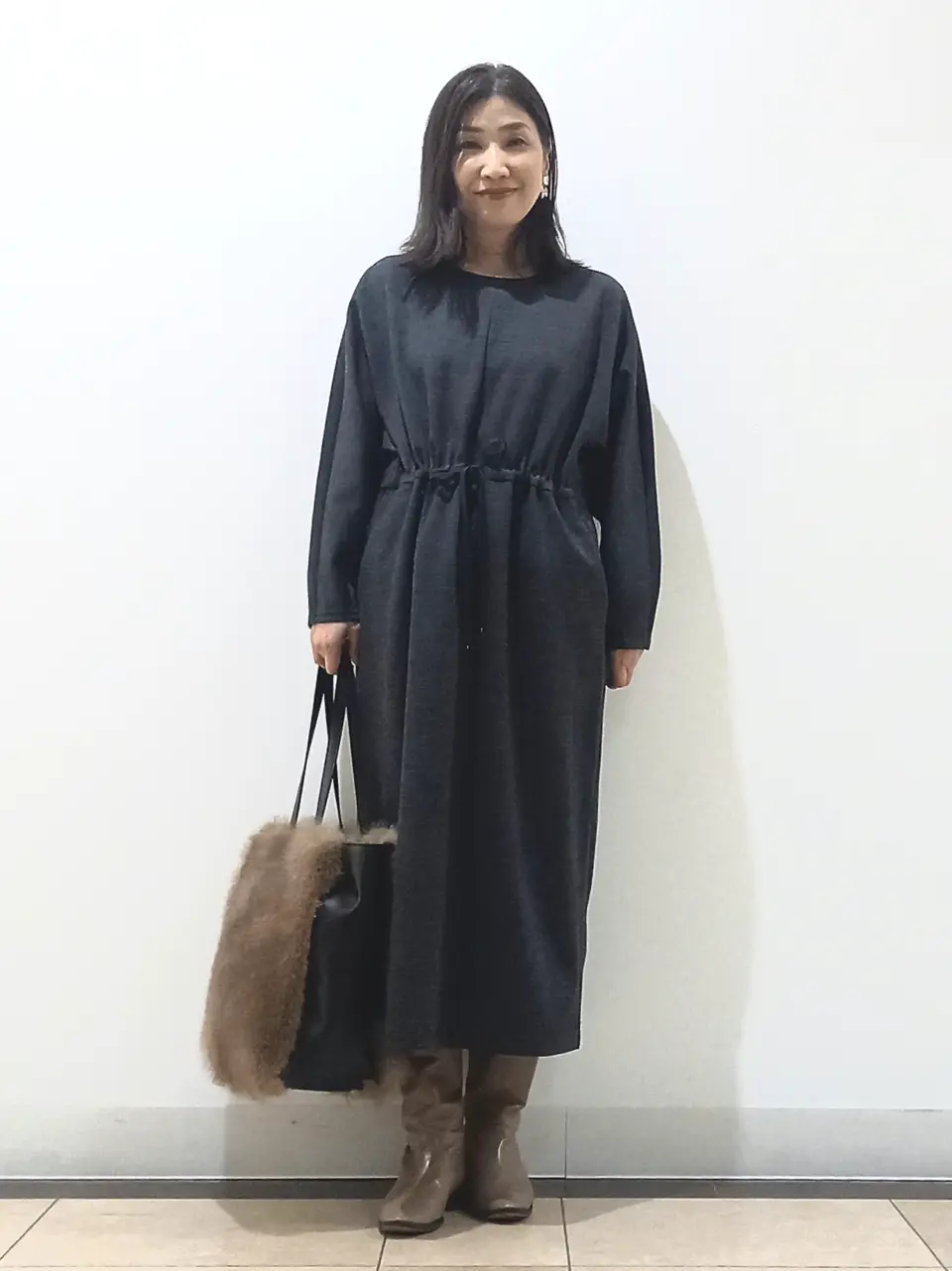 自由区 中川 コーディネート画像