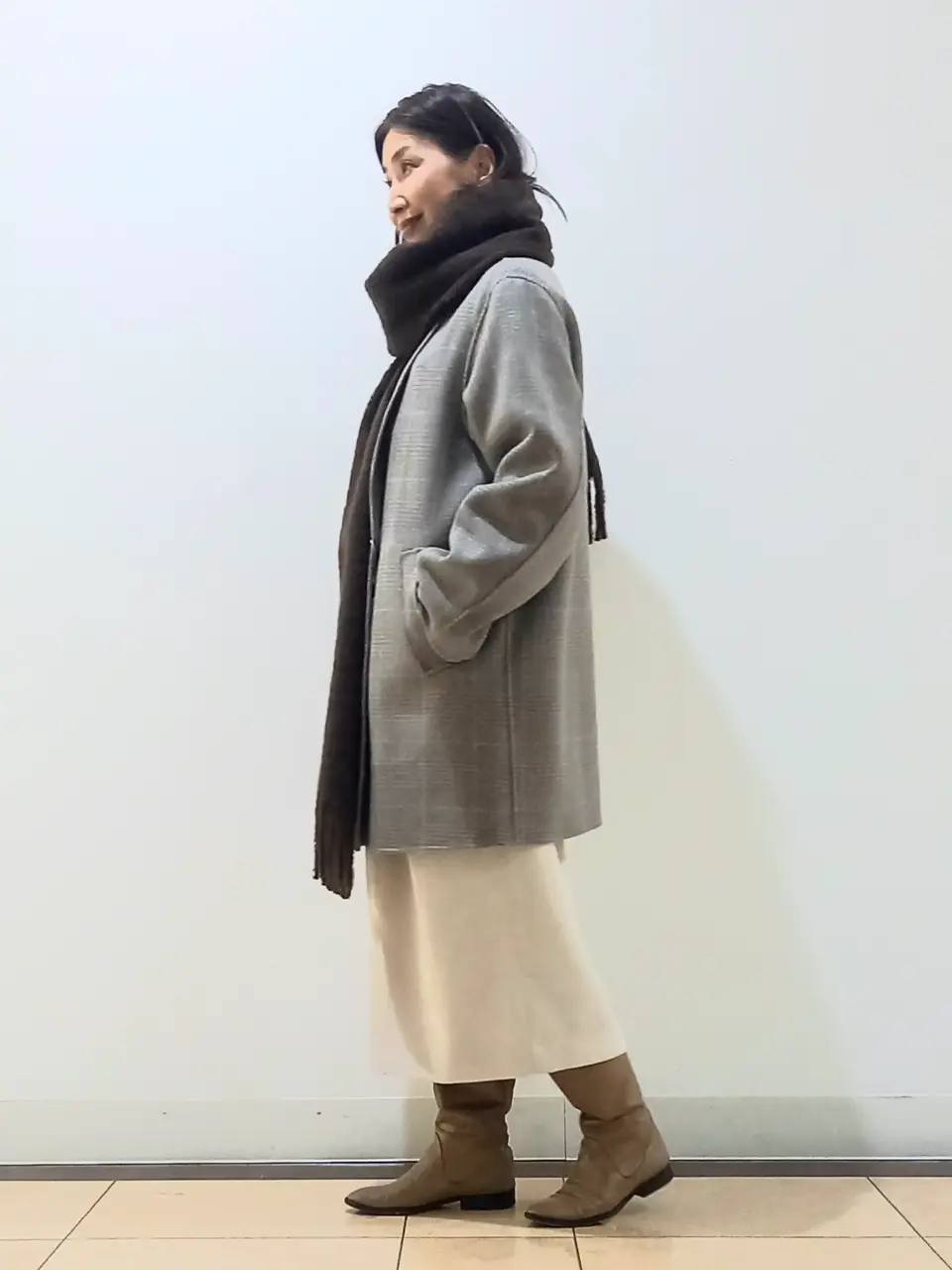 自由区 中川 コーディネート画像