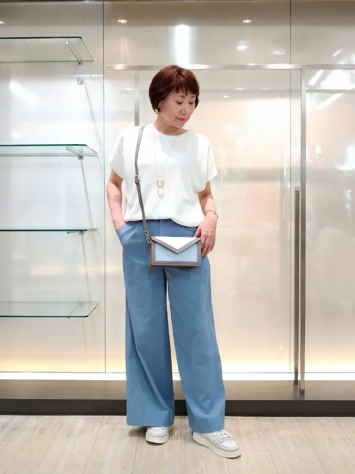 自由区 鶴田 コーディネート画像