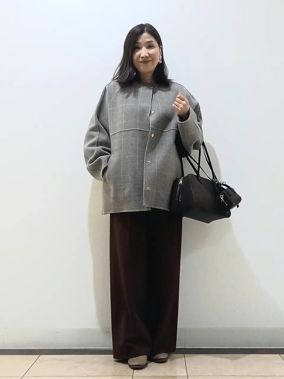 自由区 中川 コーディネート画像