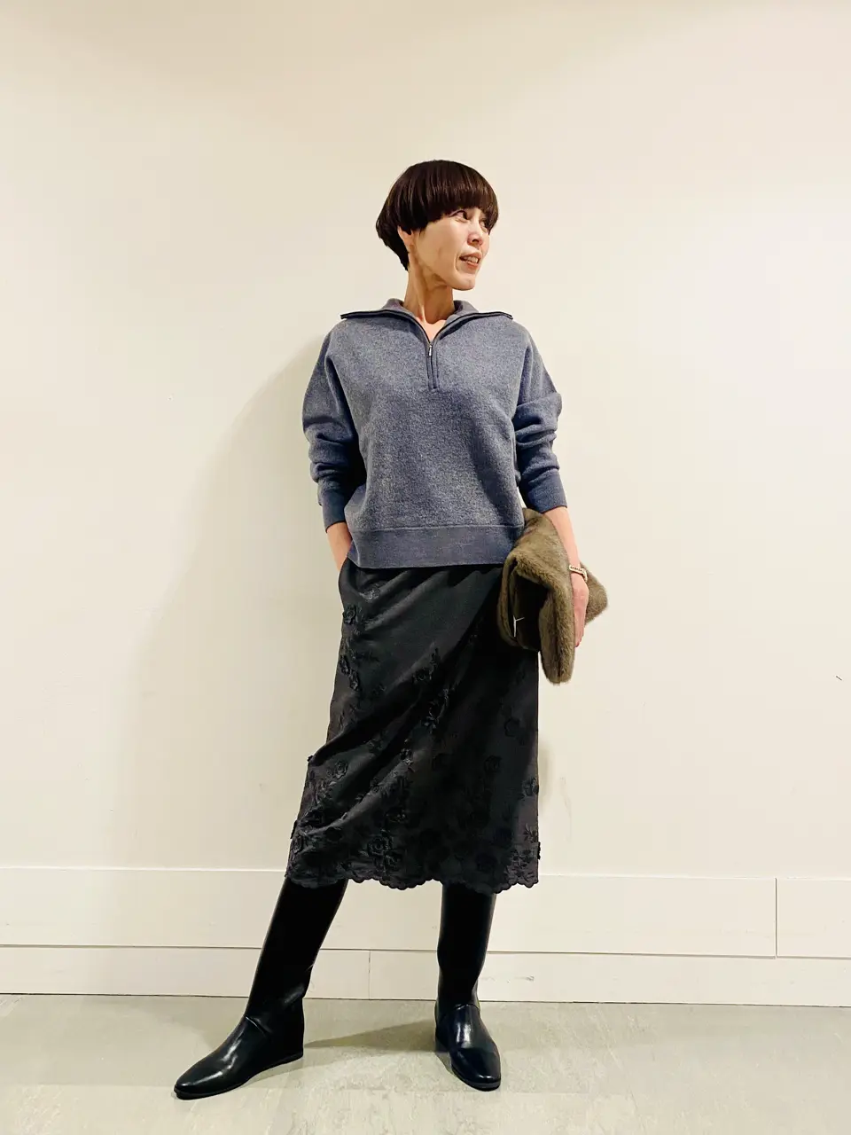 自由区 冨樫 コーディネート画像