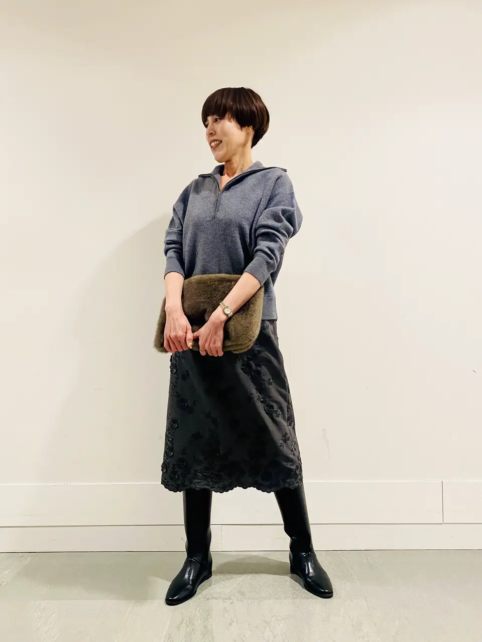 自由区 冨樫 コーディネート画像