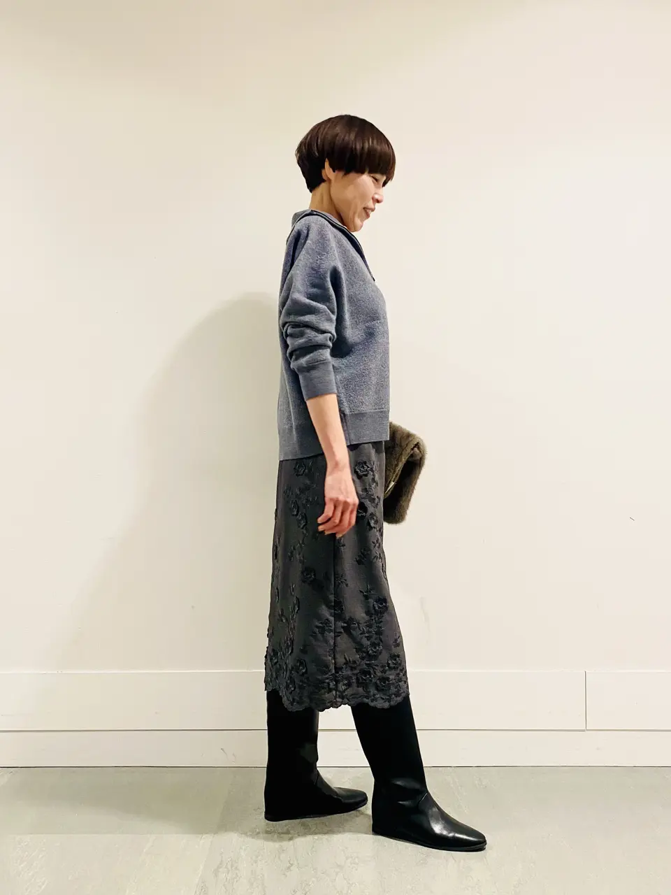 自由区 冨樫 コーディネート画像