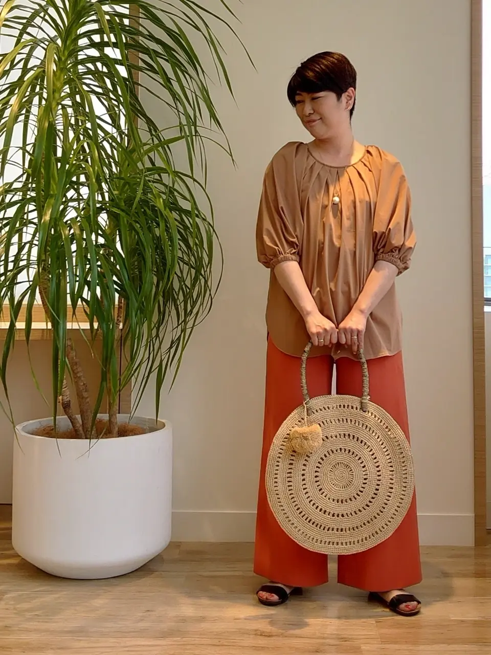 自由区 田中 コーディネート画像